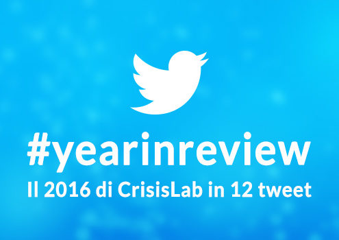 #yearinreview | Il 2016 di CrisisLab in 12 tweet